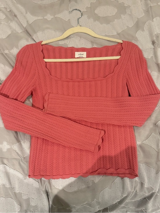 Wilfred Sweaters - Wilfred Coral Knit Scoop-Neck Top